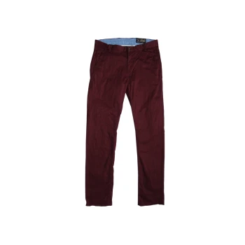 Брюки чинос мужские бордовые MILLS BROTHERS W 36 L 36