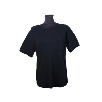 Женская черная футболка, XL