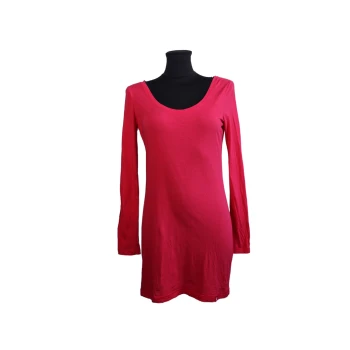 Женское короткое алое платье EDC by ESPRIT, S