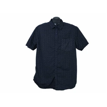Рубашка мужская синяя DENIM & FLOWER, M