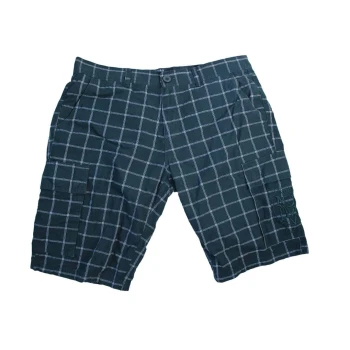 Шорты карго мужские зеленые в клетку MARVILLE W 34