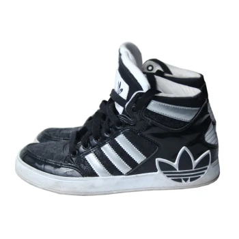 Мужские кожаные черные кроссовки ADIDAS 41 размер