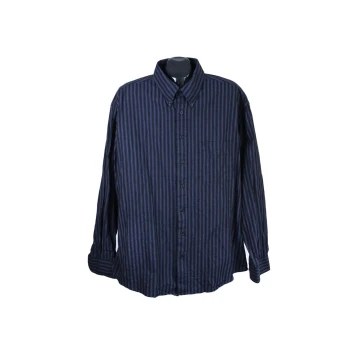 Рубашка мужская синяя в полоску CANDA, 3XL