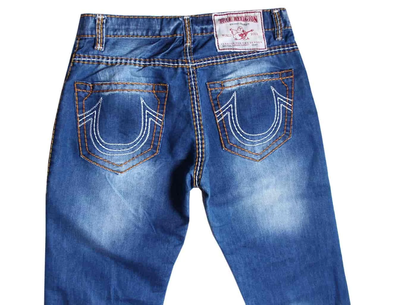 Джинсы синие мужские W34 L36 - Б У - TRUE RELIGION, цена 3999 