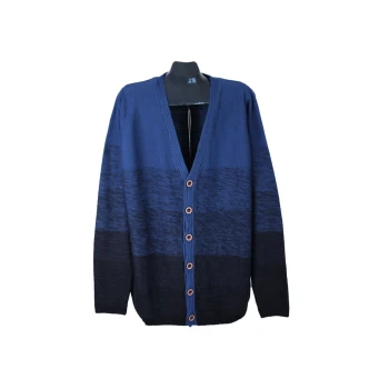 Кардиган на пуговицах мужской синий LIVERGY, XXL