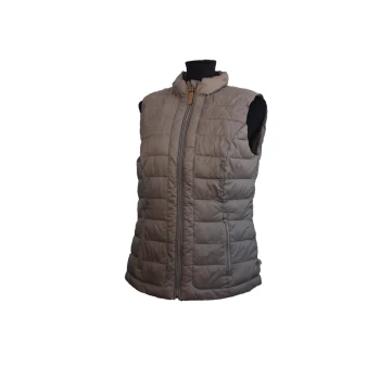 Жилет стеганый коричневый женский TOM TAILOR, M