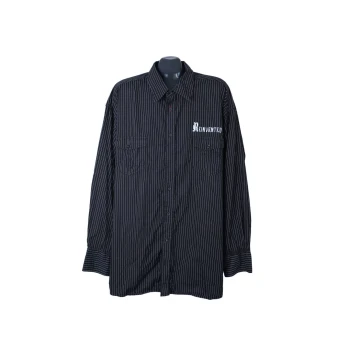 Рубашка черная мужская ANGELO LITRICO REINVENTED, 6XL