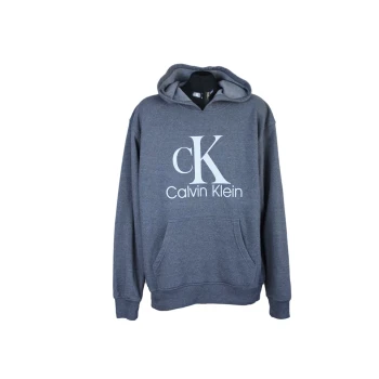 Толстовка с капюшоном мужская серая CALVIN KLEIN JEANS, L