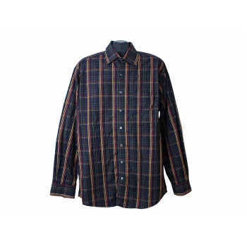 Рубашка синяя в клетку мужская BUGELFREI ANGELO LITRICO, XL