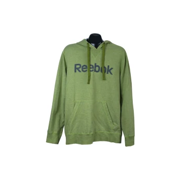 Худи зеленая с капюшоном мужская REEBOK, М