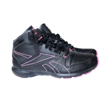 Кроссовки черные кожаные женские REEBOK 38 размер