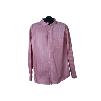 Рубашка розовая в полоску мужская SAINT GEORGE by DUFFER, XL