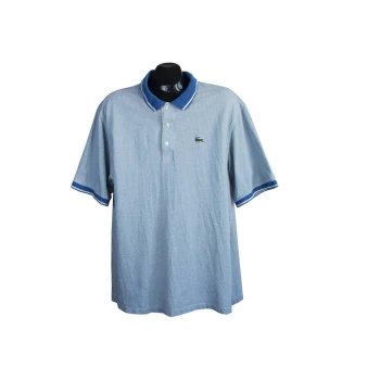 Поло голубое мужское LACOSTE, XL 