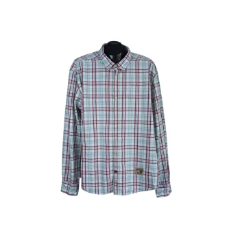 Мужская рубашка в клетку SLIM FIT NAPAPIJRI GEOGRAPHIC, XL