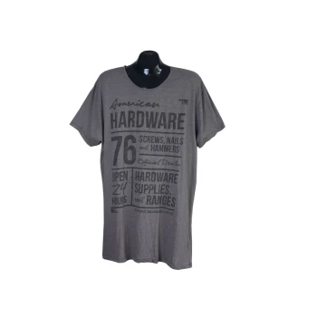 Футболка серая мужская SLIM FIT SMOG, XL