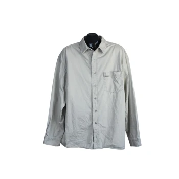 Рубашка серая мужская CALVIN KLEIN JEANS, XL 