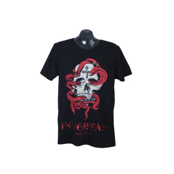 Футболка черная мужская SLIM FIT SMOG, M