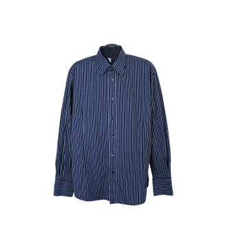 Рубашка в полоску синяя мужская JAKES, XL