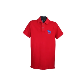 Мужское красное поло ABERCROMBIE & FITCH, М