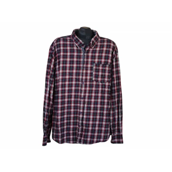 Рубашка теплая в клетку мужская DENIM, XL 