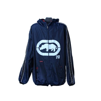 Ветровка мужская синяя с капюшоном ECKO UNLTD, 4XL