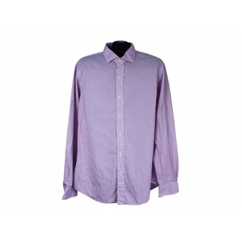 Рубашка розовая в клетку мужская POLO by RALPH LAUREN, XL 