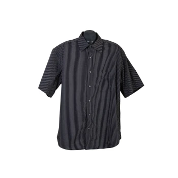 Рубашка мужская черная в полоску COMMANDER, XL