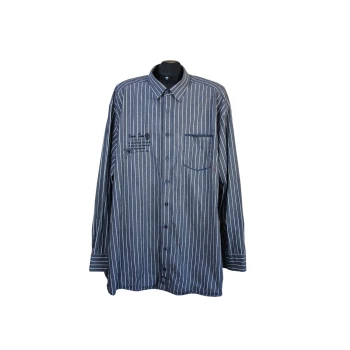 Рубашка мужская серая в полоску CASA MODA, 4XL