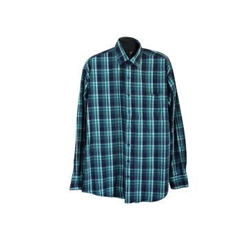Рубашка в клетку зеленая мужская BEXLEYS MAN, 3XL