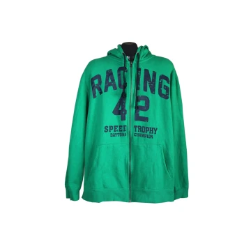 Толстовка мужская зеленая с капюшоном VAN VAAN, 3XL