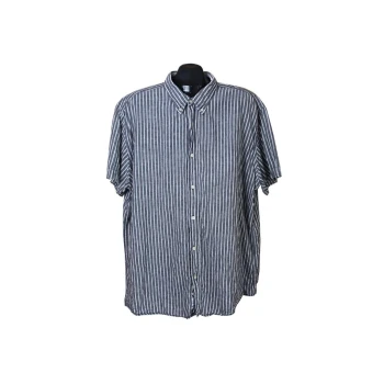 Мужская льняная рубашка в полоску BIAGGINI, XL