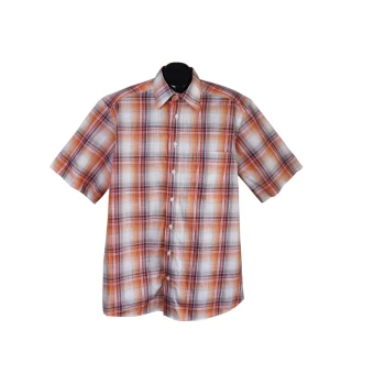 Рубашка мужская в клетку COMMANDER CLASSIC, L