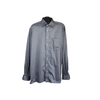 Мужская серая рубашка EXCELLENT ETERNA, XL 