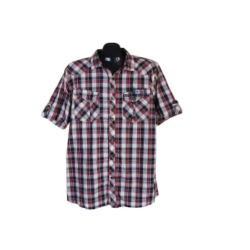 Рубашка мужская в клетку TENSON, XL