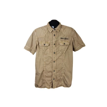 Рубашка мужская коричневая PETROL INDUSTRIES, L