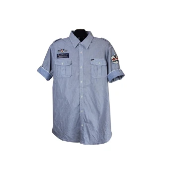 Рубашка мужская голубая SCOTCH & SODA, XL