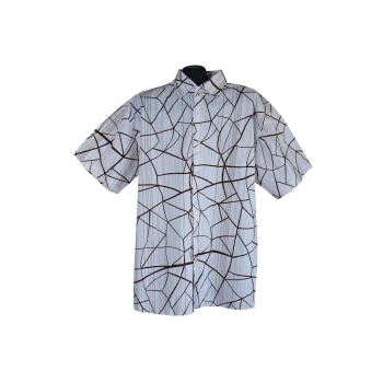 Рубашка мужская белая в полоску IDENTIC, XL