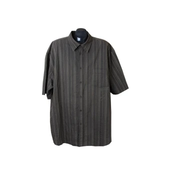 Рубашка мужская темная в полоску ANGELO LITRICO, 4XL