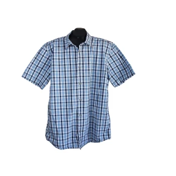 Рубашка мужская голубая в клетку TOM TAILOR, XL