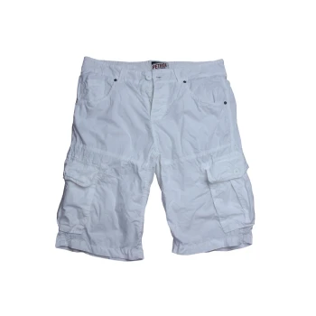 Шорты карго мужские белые PETROL INDUSTRIES W 34