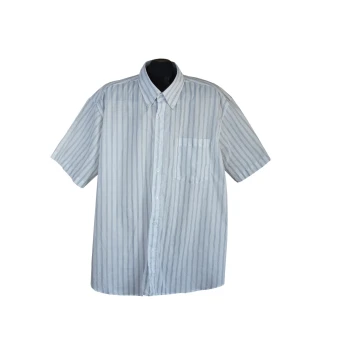 Рубашка мужская белая в полоску 3XL