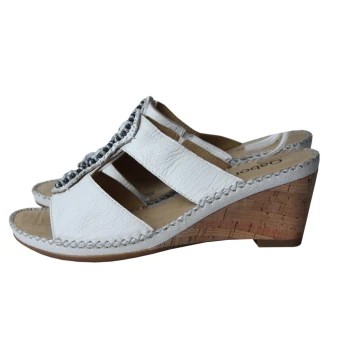 Босоножки женские кожаные на танкетке GABOR 39 размер