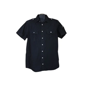 Рубашка мужская черная DRESSMANN, L