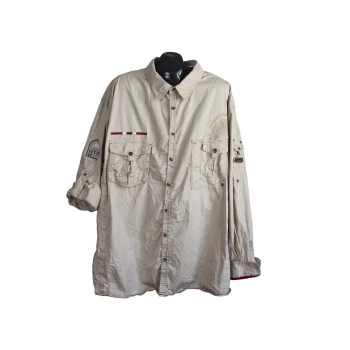 Рубашка бежевая мужская NANGA PARBAT, 6XL