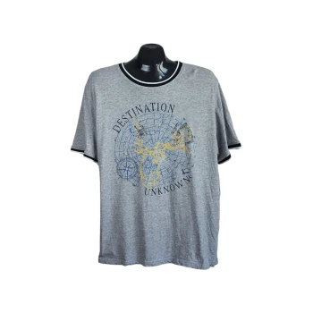 Мужская серая футболка NEW NAUTICAL, XL 
