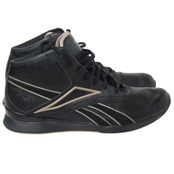 Женские черные кожаные кроссовки REEBOK 39 размер