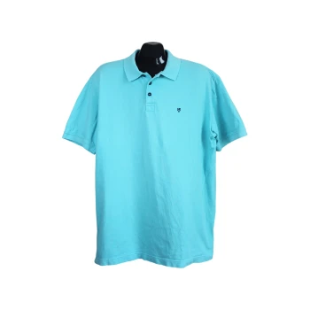 Мужское голубое поло HAMPTON REPUBLIC 27, XL 