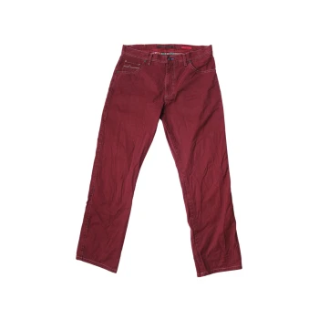 Мужские бордовые джинсы ALBERTO W 34 L 32