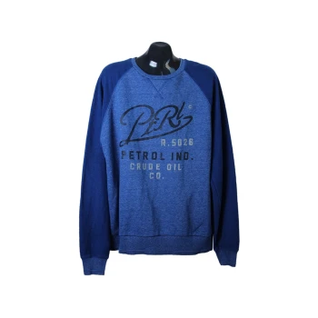 Мужской синий свитшот PETROL INDUSTRIES, XL