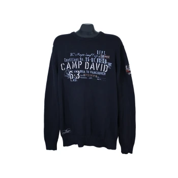 Мужской синий джемпер CAMP DAVID, L